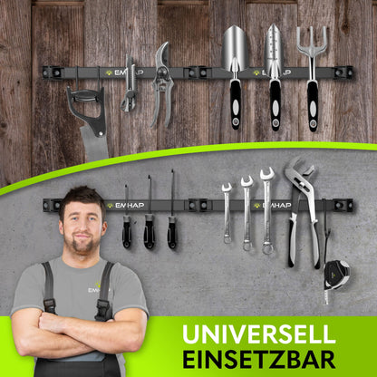 4er Set Magnetleiste Werkzeug Extra Stark – Max. 10KG – EMHAP